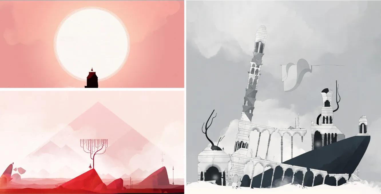 Leveldesigns in Gris